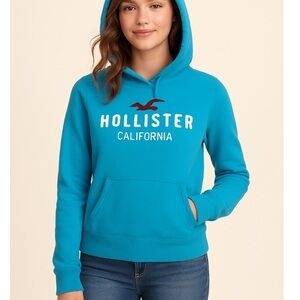 Hollister Bright Blue Hoodie